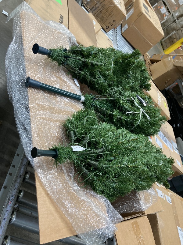 Photo 1 of ***It is used, it is missing several pieces and it is not clear if it is 100% functional.**R's Ceder Artificial Topiary Cedar Tch Faux Little Bush Cedar Tree UV Resistant Shrub  for Outdoor Indoor Front Porch Gardenac)3pcs