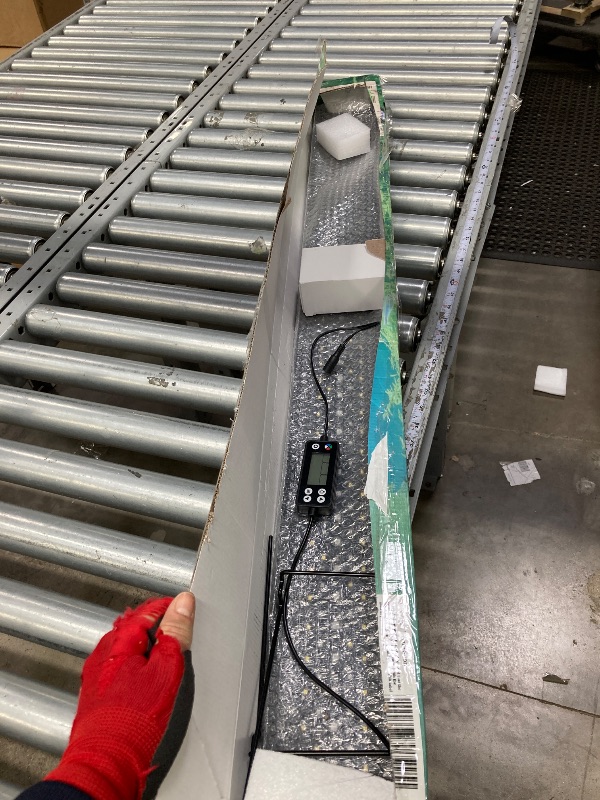 Photo 1 of ***This unit is missing parts and it is not known if it works at 100%***Tawatiler 42W Auto On Off LED Aquarium Light,Full Spectrum Fish Tank Light with LCD Monitor,24/7 Lighting Cycle,7 Colors,Adjustable Timer,IP68 Waterproof,3 Modes for 48"-54" Freshwate