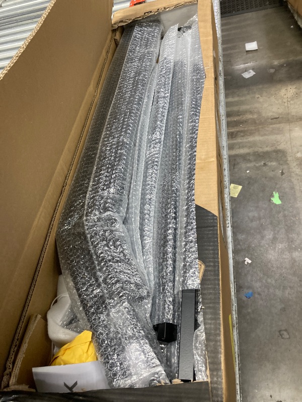 Photo 1 of **This unit is missing parts and it is not known if it works at 100%**VIVOHOME 2-Pack 3 Step Galvanized Steel Hand Rails for Outdoor Steps – Black Oval and Safety Balusters Exterior Railing for Porch, Deck, or Indoor Stairs, Complete Installation Kit