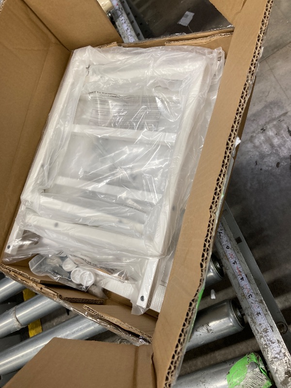 Photo 1 of ***This unit is missing parts and it is not known if it works at 100%***omfa 3 Drawers Nightstand Set of 2 with Charging Station, White End Side Table for Living Room, Wooden Storage Table for Bedroom, White