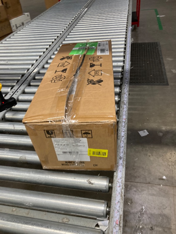 Photo 1 of **This unit is missing parts and it is not known if it works at 100%**SKEVEN 52'' Ceiling Fan with Light and Remote Control, 6-Speed Reversible DC Motor, 5 Wood Fan Blades,Black