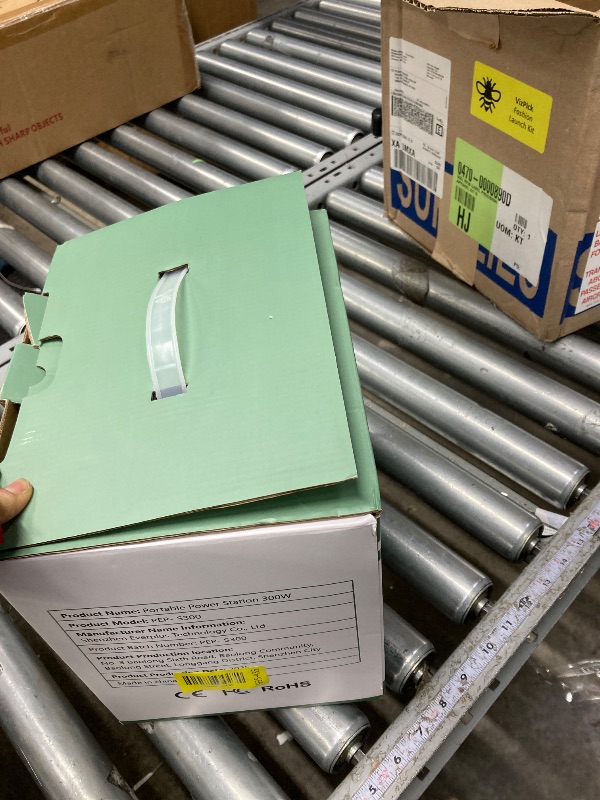 Photo 1 of **This unit is missing parts and it is not known if it works at 100%***Qunler Portable Power Station 300W, 296Wh 80000mAh Lithium Battery Power Solar Generator with 60W USB-C PD Output, 120V AC Outlet for Outdoors Camping Travel Hunting Home Blackout No S