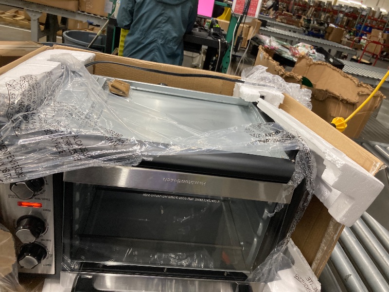 Photo 1 of **used missing parts**Hamilton Beach 31108 Electric Oven, Black