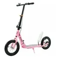 Photo 1 of ***It is used, it is missing a piece and it is not known if it works at 100%.***Shock-Absorbing Foldable Commuter Kick Scooter With 12" Large Smooth Rolling Rubber Air Tires Pink/Green/White/Black