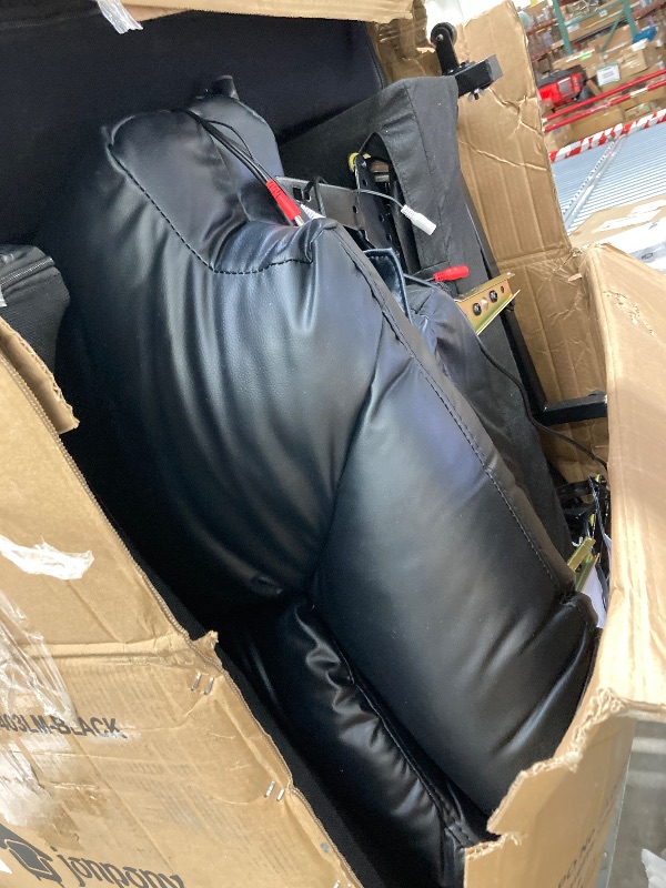 Photo 1 of ***JIt is used, it is missing parts and it is not known if it is 100% functional.***ONPONY Power Lift Recliner Chair Recliners for Elderly with Heat and Massage Recliner Chair for Living Room with Infinite Position and Side Pocket,USB Charge Port,Black