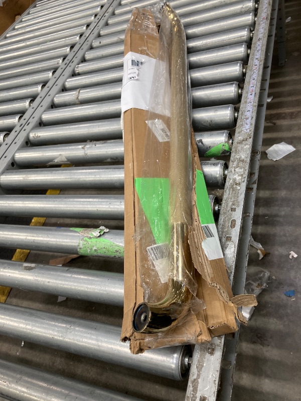 Photo 1 of ***It is used and is missing parts, so it is not known if it works 100%**36 Inch Gold Shower Grab Bar, ZUEXT Stainless Steel Bathroom Grab Bar,Bathroom Balance Bar,Safety Handrail Support,Handicap Injury Elderly Senior Assist Bath Handle