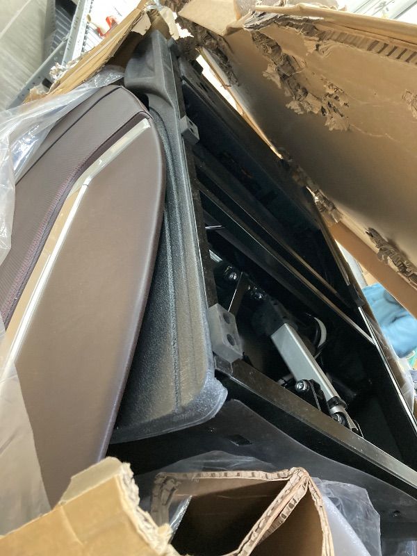 Photo 1 of ****It is used, it is missing parts, it is not known if it works 100%.**Real Relax Full Body Zero Gravity Shiatsu Recliner Electric Massage Chair, Brown