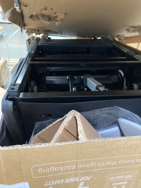 Photo 1 of ****It is used, it is missing parts, it is not known if it works 100%.**Real Relax Full Body Zero Gravity Shiatsu Recliner Electric Massage Chair, Brown