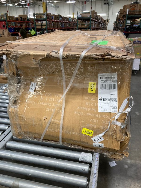 Photo 1 of ****It is used, it is missing parts, it is not known if it works 100%.**Real Relax Full Body Zero Gravity Shiatsu Recliner Electric Massage Chair, Brown