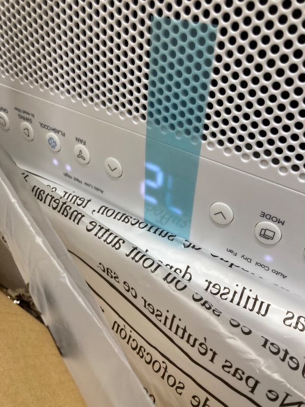 Photo 1 of **USED**Midea 10,000 BTU U Shaped Smart Inverter Window Air Conditioner - Cools 450 Sq Ft, Ultra Quiet with Open Window Flexibility - Alexa/Google Assistant Compatible - 35% Energy Savings, Remote (Updated)