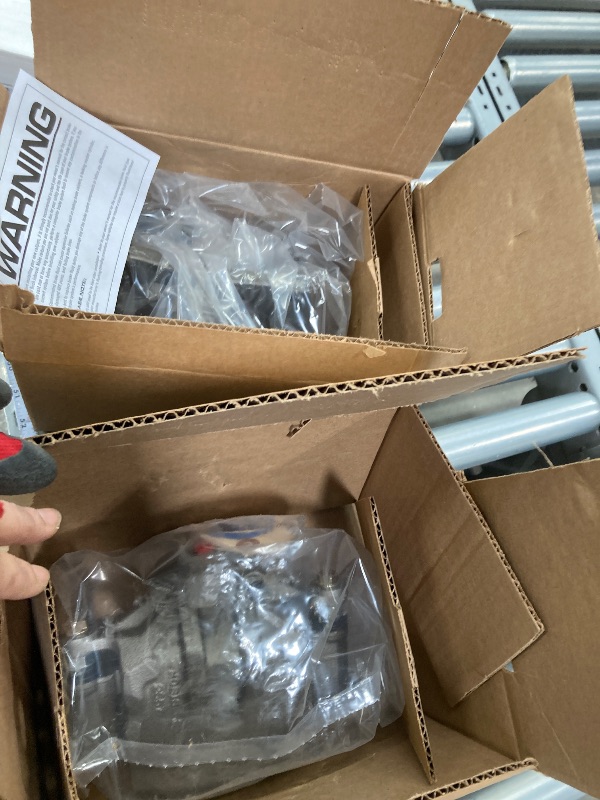 Photo 1 of **It is used, it is missing parts, it is not known if it works 100%.**Power Stop KCOE5806 Stock Replacement Front Brake Kit-Drilled/Slotted Rotors, Ceramic Brake Pads & Calipers For Hyundai Tucson 2010-2011, Kia Sportage 2011 [Model Specific]