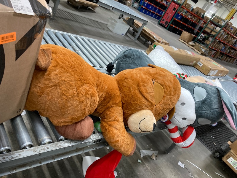 Photo 1 of ***USED9***Forest & Twelfth 14.5” Dozy Stuffed Animal – Adorable Sleeping Barnyard Large Stuffed Animals for Babies, Infants, and Toddlers, Adorable Big Plushies Ideal as Home Decor, Cuddle Pillow (Lamb)3PCS