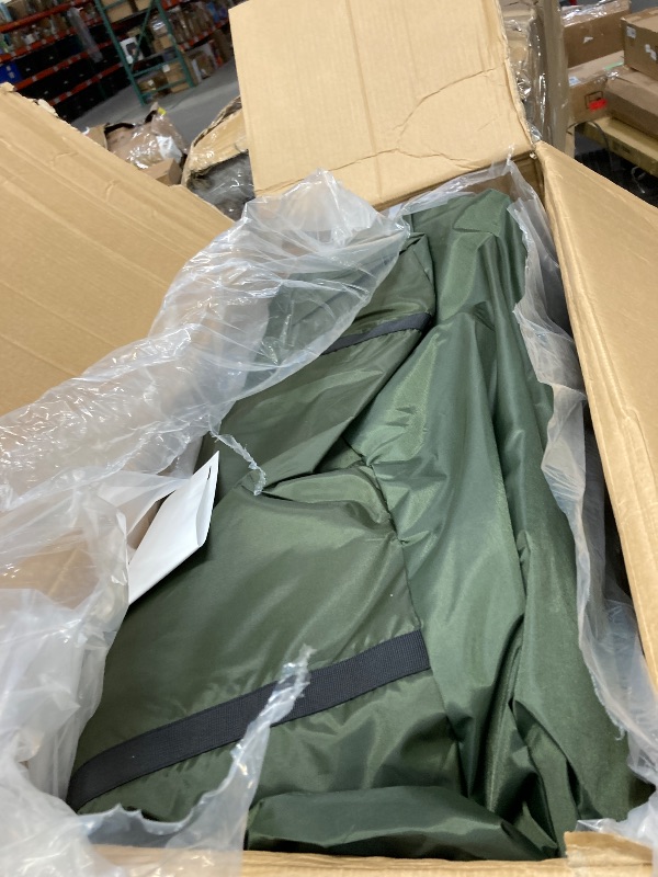 Photo 1 of ***IT IS USED, IT IS MISSING PARTS AND IT IS NOT KNOWN IF IT WORKS AT 100%****WaldZimmer Inflatable Camping Tent with Hand Pump Waterproof Outdoor Blow up Tent Oxford 4 Season Air Tent Cabin House with Mesh Windows & Door 12sq/6sq Green (9.84ft*13.12ft*6.
