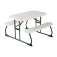 Photo 1 of ****IT IS USED, IT IS MISSING PARTS. IT IS KNOWN IF IT WORKS AT 100%***Lifetime Children's Polyethylene Picnic Table, All-Occasion, Almond (260256)