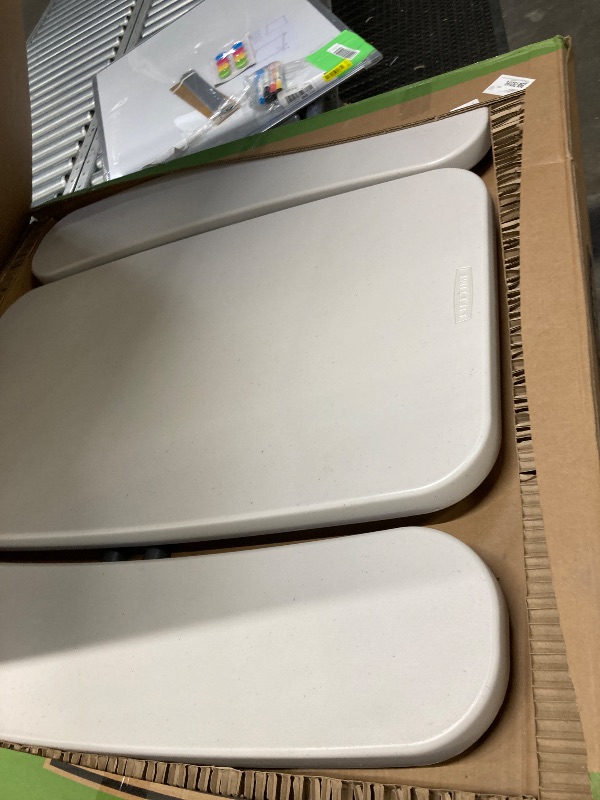 Photo 1 of ****IT IS USED, IT IS MISSING PARTS. IT IS KNOWN IF IT WORKS AT 100%***Lifetime Children's Polyethylene Picnic Table, All-Occasion, Almond (260256)