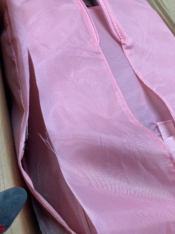 Photo 1 of ***It is used, it is missing parts and has a small tear on one side.***Baby Bassinet, Caveen 5 in 1 Baby Playard with Bassinet, Portable Bedside Sleeper Baby Crib, with Removable Changing Station & Storage Organizer, Pink