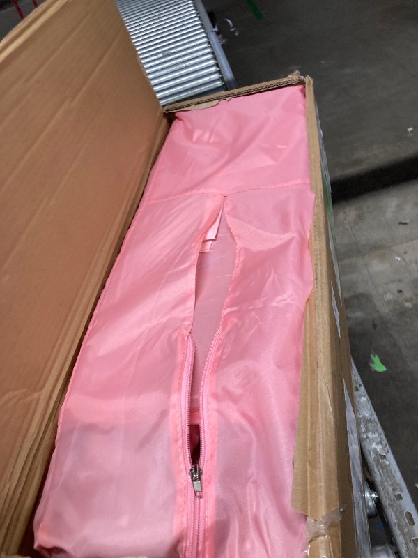 Photo 1 of ***It is used, it is missing parts and has a small tear on one side.***Baby Bassinet, Caveen 5 in 1 Baby Playard with Bassinet, Portable Bedside Sleeper Baby Crib, with Removable Changing Station & Storage Organizer, Pink