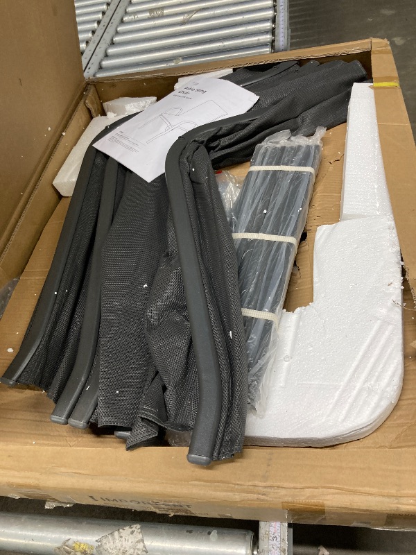 Photo 1 of ****It is missing parts and is used, so it is not known if it works at 100%.**Vitarpatio Outdoor Patio Dining , Stackable Patio Chairs Metal Outdoor Chair High Back Textilene Armchairs