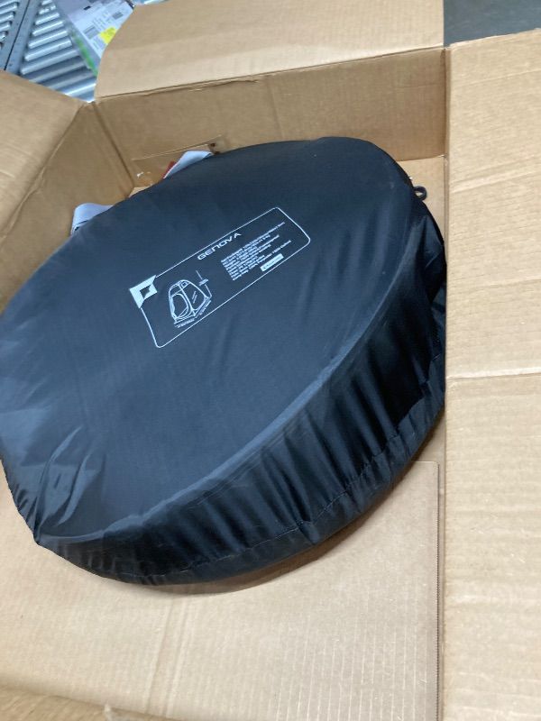 Photo 1 of ***used***KingCamp Shower Tent, Pop Up Camping Privacy Tent, Portable Waterproof Dressing Changing Room Easy Setup, Toilet Tent with Carry Bag for Beach, Camping, Hiking, Black
