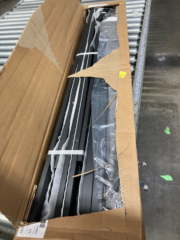 Photo 1 of **It is missing a part and is used, it is not known if it works at 100%.**ULIESC Queen Box Spring, 7 Inch Queen Size Box Spring Only, Metal Box Spring Queen with Fabric Cover, Sturdy Mattress Foundation, Noise Free, Non-Slip, Easy Assembly