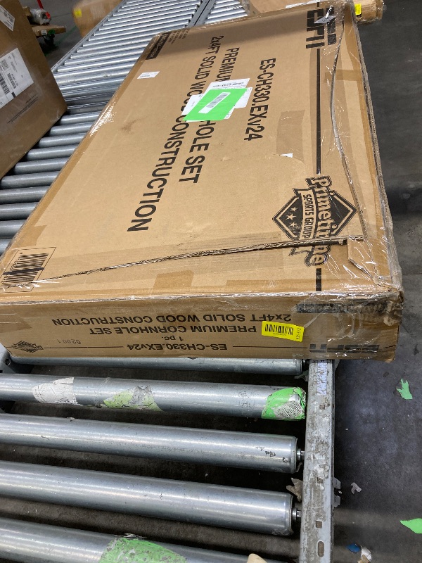 Photo 1 of ***It is missing parts, it is used and it is not known if it works 100%.***ESPN 2 x 4 Feet Solid Wood Cornhole Board Set with 8 Cornhole Bags & Travel Bag for Outdoor Games