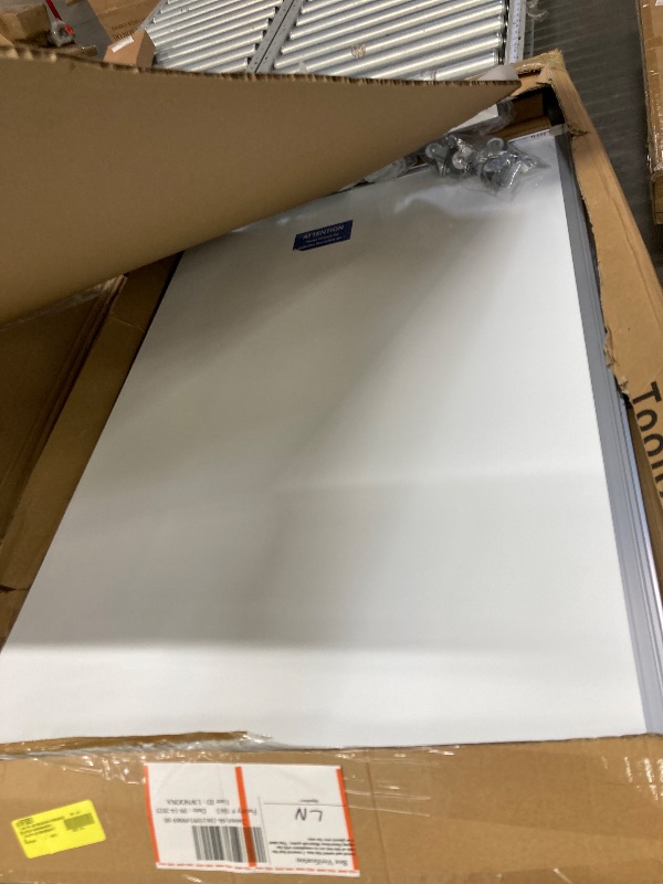 Photo 1 of **USED MISSING PARTS**Tooloton Large Rolling Whiteboard on Wheels 48 X 36 Inches with Stand 4 X 3 Magnetic Dry Erase Board Easel