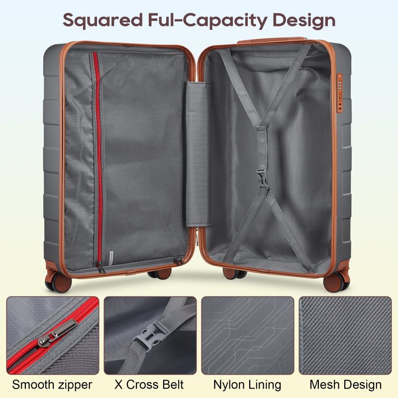 Photo 1 of 
Hero image 0 of Joyway Carry on Luggage 20 in Carry-on Suitcase with Spinner Wheels Hardside 3PCS Set with TSA Lock-Grey, 0 of 7





Clearance
Best seller
Visit the Joyway Store
Joyway Carry on Luggage 20 in Carry-on Suitcase with Spinner Wheels Hardsid