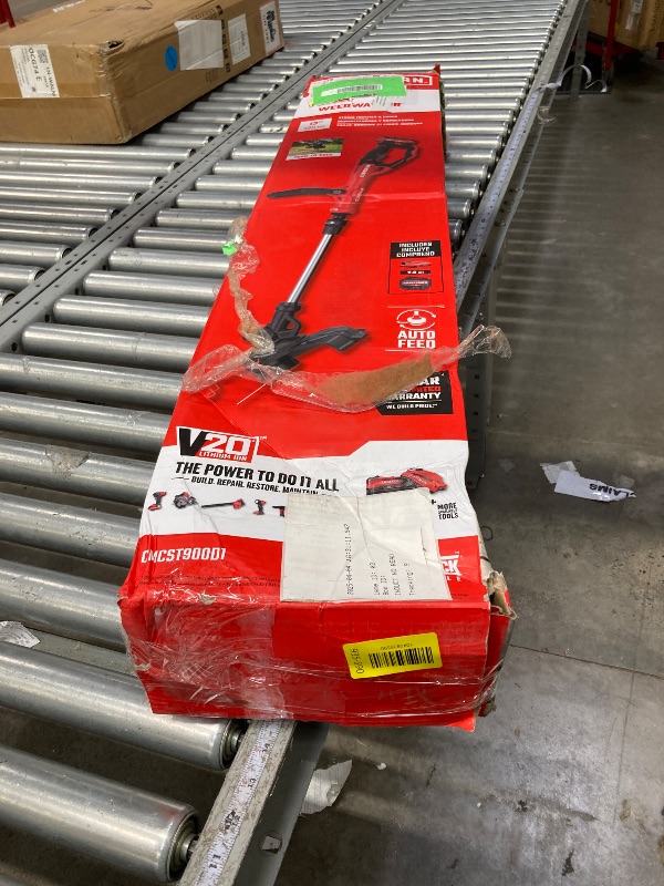 Photo 1 of **THIS IS A USED FSLTSN PART AND IT IS NOT KNOWN IF IT WORKS AT 100%**CRAFTSMAN V20 WEEDWACKER String Trimmer & Edger, Cordless (CMCST900D1)