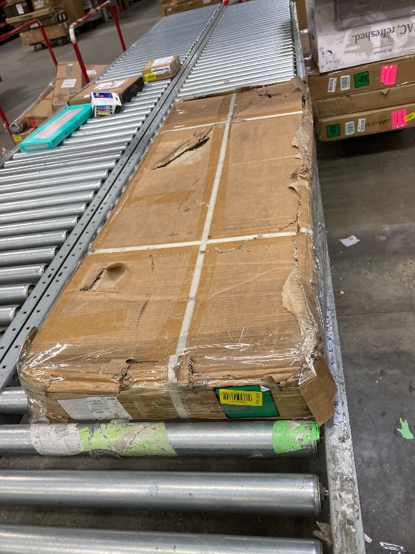 Photo 1 of **It is used, it is missing a piece and it is not known if it works at 100%.**VEVOR Storage Shelving Unit, 5-Tier Adjustable, 2000 lbs Capacity, Heavy Duty Garage Shelves Metal Organizer Utility Rack, Black, 48" L x 18" W x 72" H for Kitchen Pantry Baseme