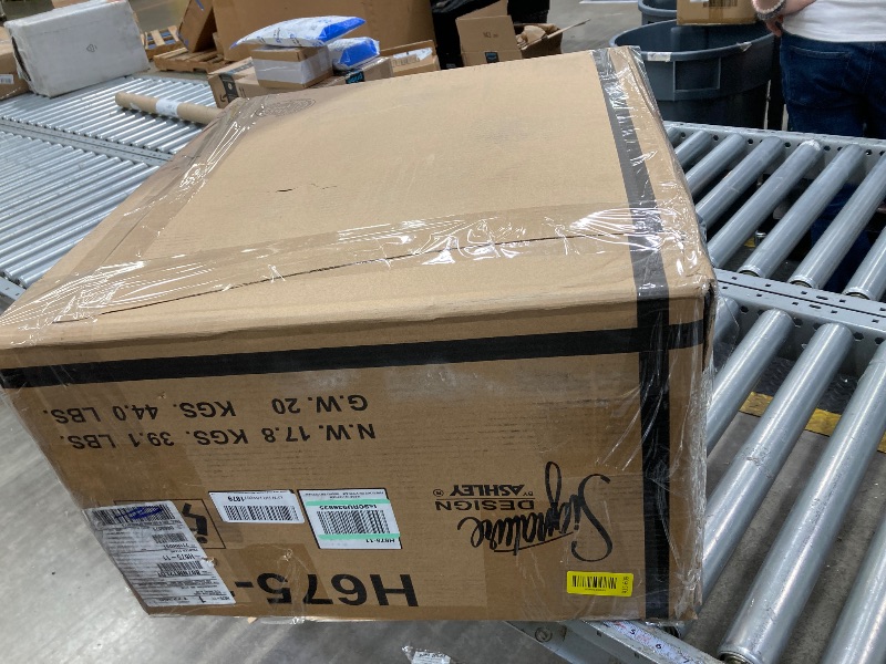 Photo 1 of ****It is used, it is missing a piece and it is not known if it works at 100%.****Signature Design by Ashley Baldridge Printer Stand Rustic Brown