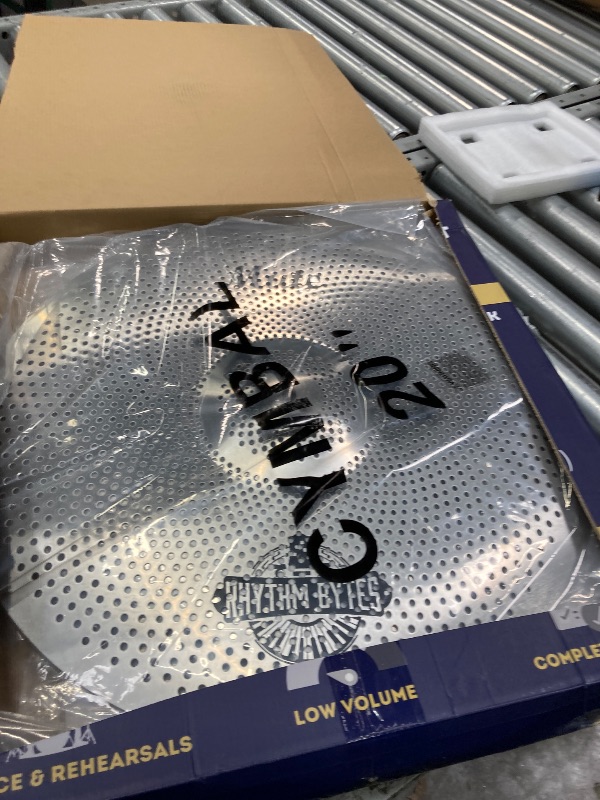 Photo 1 of *** missing parts used*** **Low Volume Cymbal Pack with Drum Mute Pads, 12pcs Cymbal Set & Drum Silencer Pads, Quiet Drum Set Cymbals 14"/16"/18"/20" | Drum Mute Pak 10"/12"/13"/14"/16", 1 Bass Drum Mute Pad, Free Cymbals Bag