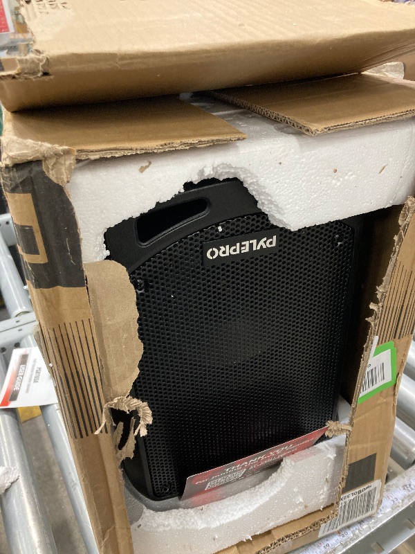 Photo 1 of **used missing parts***Pyle Portable Bluetooth PA Speaker System - Indoor Outdoor Karaoke Sound System w/Wireless Mic, Audio Recording, Rechargeable Battery, USB/SD Reader, Stand Mount, for Party, Crowd Control - Pyle