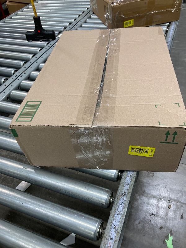 Photo 1 of ***used***G.E.T. SSTPD-1612-MP Heavy-Duty Metal Serving/Ottoman Tray with Handles, 16" x 12", Mirror Polished Steel