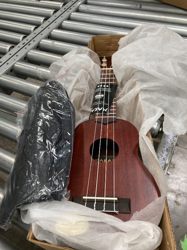 Photo 1 of ***used***Makala Soprano Ukulele by Kala MK-S Bundle with a Tote Bag, Tuner and Lumintrail Polishing Cloth