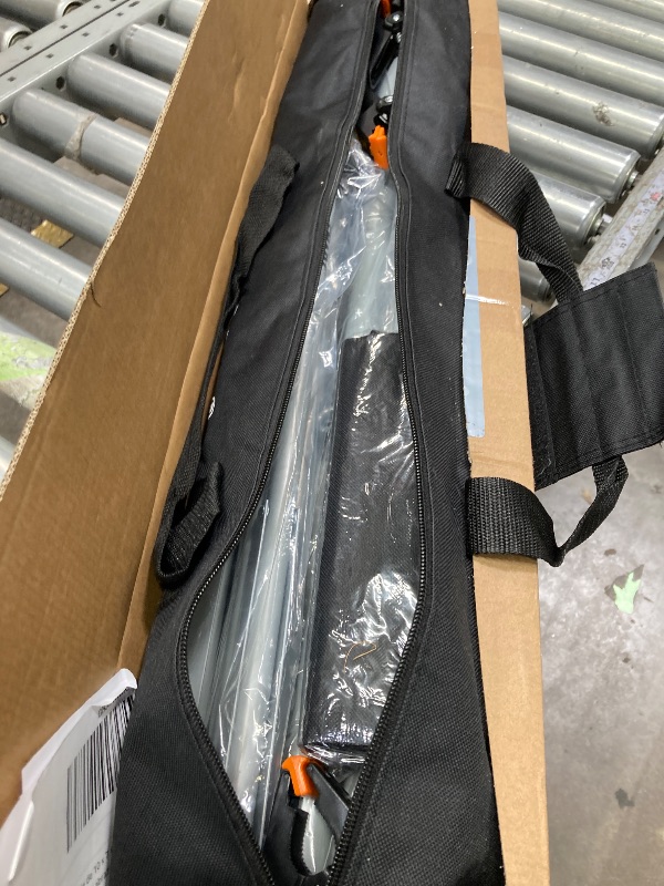 Photo 1 of **used missinfg parts*****EMART Backdrop Stand 10x7ft(WxH) Photo Studio Adjustable Background Stand Support kit with 2 Crossbars, 8 Clamps, 2 Sandbags and Carry Bag for Parties, Events Decoration, Wedding, Photography -Silver