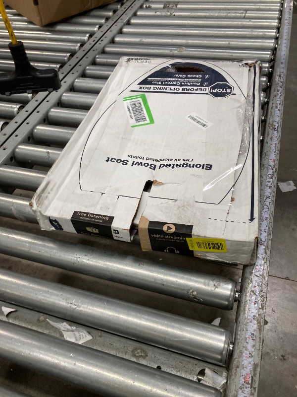 Photo 1 of ***Used, missing parts and has a broken part, so it is not known if it worked 100%.
**KOHLER K-4774-0 Brevia Elongated White Toilet Seat with Quick-Release Hinges And Quick-Attach Hardware For Easy Clean, White