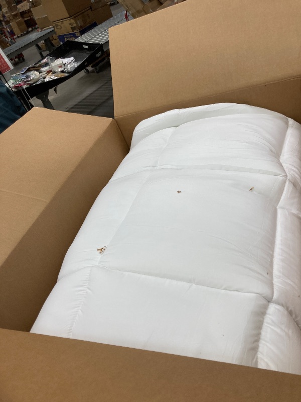 Photo 1 of **used***Mattress Topper Queen for Back Pain, Extra Thick Mattress Pad Cover, Plush Pillow Top, Deep Elastic Pocket, White