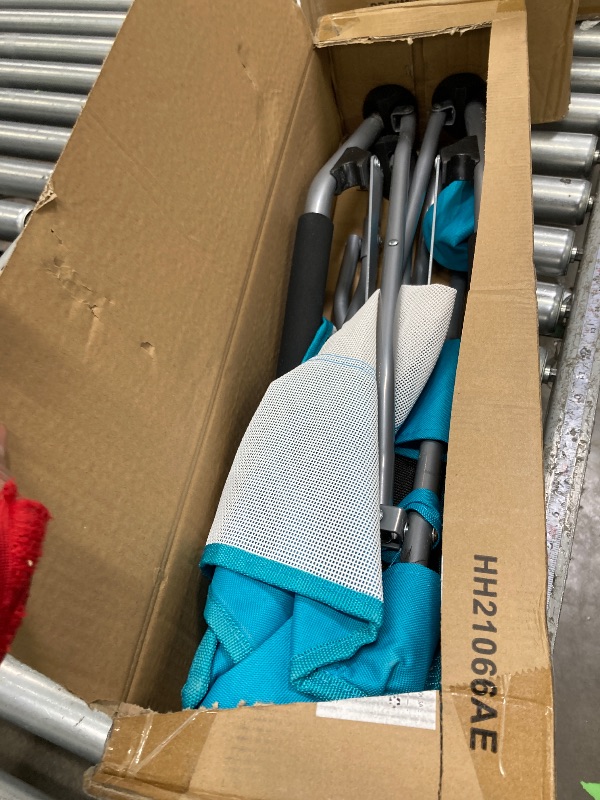 Photo 1 of ***used****HAUSHOF Low Beach Chair, Mesh Back Folding Chair, Lightweight Low Seat Camping Chairs with Cup Holder, Carry Bag, Padded Armrest, for Outdoor Beach Lawn Camping Picnic Festival