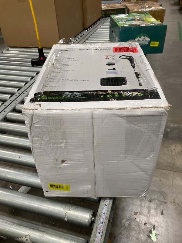 Photo 1 of **It is used, it is missing a part and it is not known if it works 100%***Pressure Washer, Power Washer with Foam Cannon High Pressure Washer for Cars, Fences, Patios, Decks, Patios and Driveway Powerwasher