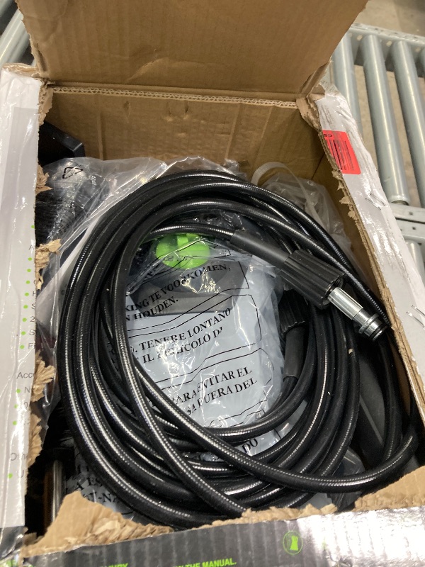 Photo 1 of **It is used, it is missing a part and it is not known if it works 100%***Pressure Washer, Power Washer with Foam Cannon High Pressure Washer for Cars, Fences, Patios, Decks, Patios and Driveway Powerwasher