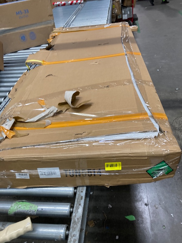 Photo 1 of ****It is used, it is missing a part and it is not known if it works 100%.***Just-V Hard Tri-Fold Truck Bed Tonneau Cover for Toyota Tundra 2014-2023 Cab CrewMax Cab 5.5FT Bed, Installation with Rail Head, Requires Bracket, Upgrade Solid FRP Textured Blac