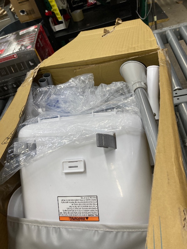 Photo 1 of **IT IS USED, IT IS MISSING PARTS AND IT IS NOT KNOWN IF IT WORKS AT 100%***Dream On Me Portable 2-in-1 Tabletalk High Chair, Convertible Compact High Chair, Light Weight Portable Highchair, Grey