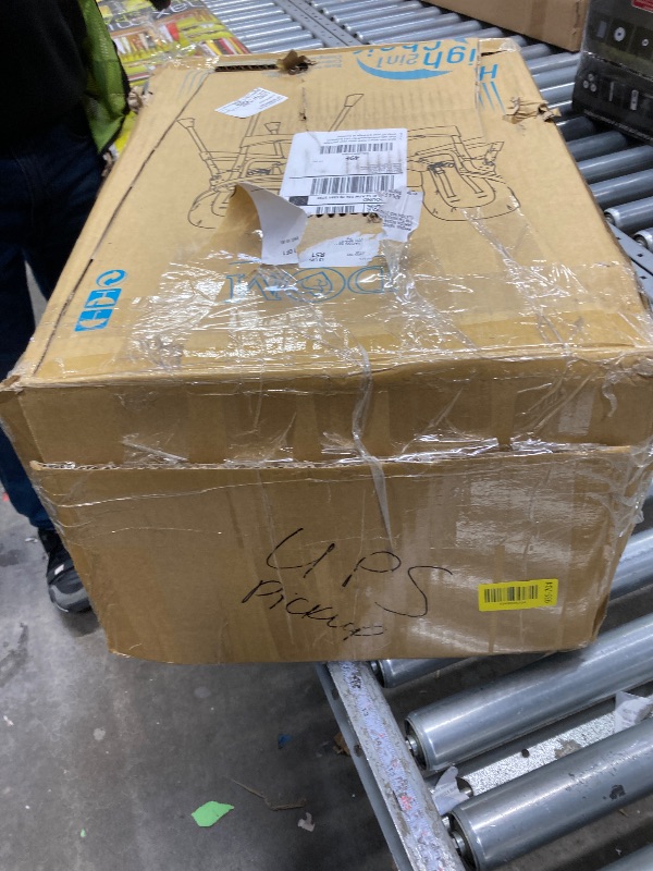 Photo 1 of **IT IS USED, IT IS MISSING PARTS AND IT IS NOT KNOWN IF IT WORKS AT 100%***Dream On Me Portable 2-in-1 Tabletalk High Chair, Convertible Compact High Chair, Light Weight Portable Highchair, Grey