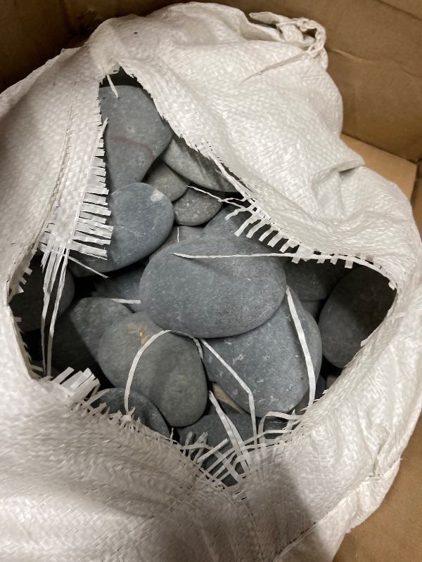 Photo 1 of [About 98 PCS - 103 PCS](18.1 Pounds) Painting Rocks,2.23"-3.68" River Rocks,Flat Stones