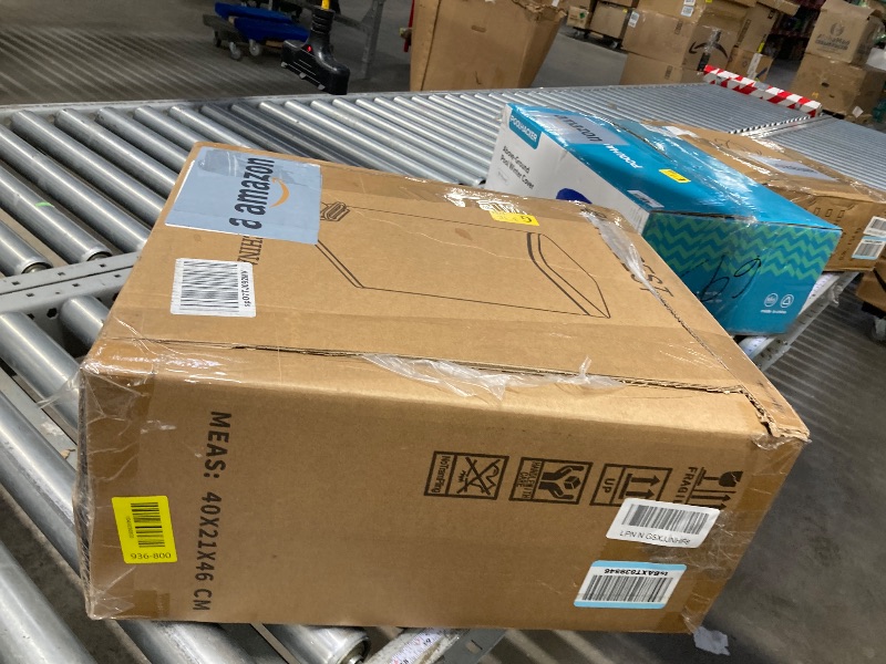 Photo 1 of **HAS COUPLE SMALL DENTS-SEE PICS**BETHEBEST 15 Liter/4 Gallon Stainless Steel Trash Can With Soft Close Lid, Removable Wastebasket, Rectangular for Bathroom, Kitchen, Office (Titanium Black)