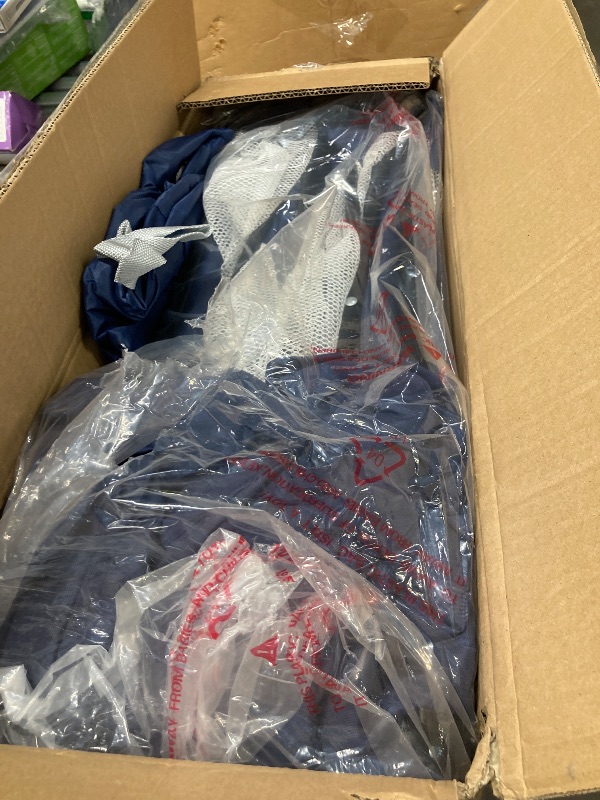 Photo 1 of **It is missing a part, is used, and it is not 100% certain.***Foldable Baby Playpen for Babies and Toddlers, 50x50 Inch Portable Play Yard, Collapsible Play Pen with Mat, Visible Mesh, 50 Ocean Balls, Indoor/Outdoor Baby Fence Activity Center for Home