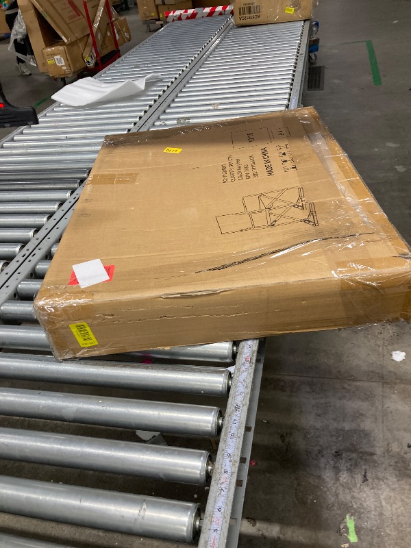 Photo 1 of **Rocking Camping Chair Rocker, Folding Chair Lawn Chairs with Cup Holders Foldable It is missing a part, is used, and it is not 100% certain.**Outdoor Freestyle Navy Blue