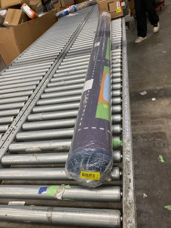 Photo 1 of ***used**KC Cubs 8x10 Country Farm Construction Car Road Street Rug – Educational Carpet Play Mat for Kids, Toddlers Nursery, Classroom, Playroom, Baby Daycare