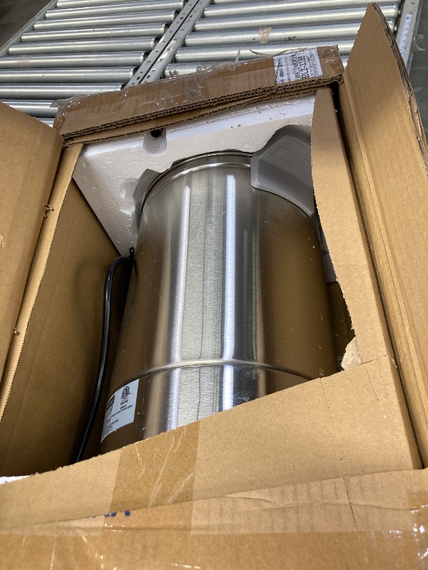 Photo 1 of ***It is used, missing a part, and it's not known if it works 100%.***SYBO SR-CP-50B Commercial Grade Stainless Steel Percolate Coffee Maker Hot Water Urn for Catering, 50-Cup 8 L, Grey