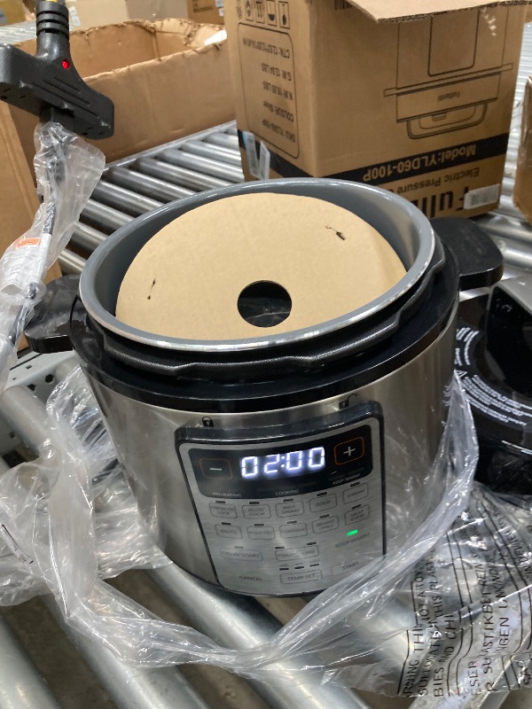 Photo 1 of ***It is used, it is missing a piece and it is not known if it works at 100%.**Fullwill Electric Pressure Cooker Uni 6qt, 9-in-1 Multi-Functional Slow Cooker, Rice Cooker, Yogurt Maker, Cake Maker, Sauté Pan, Steamer, Food Warmer, Soup Maker